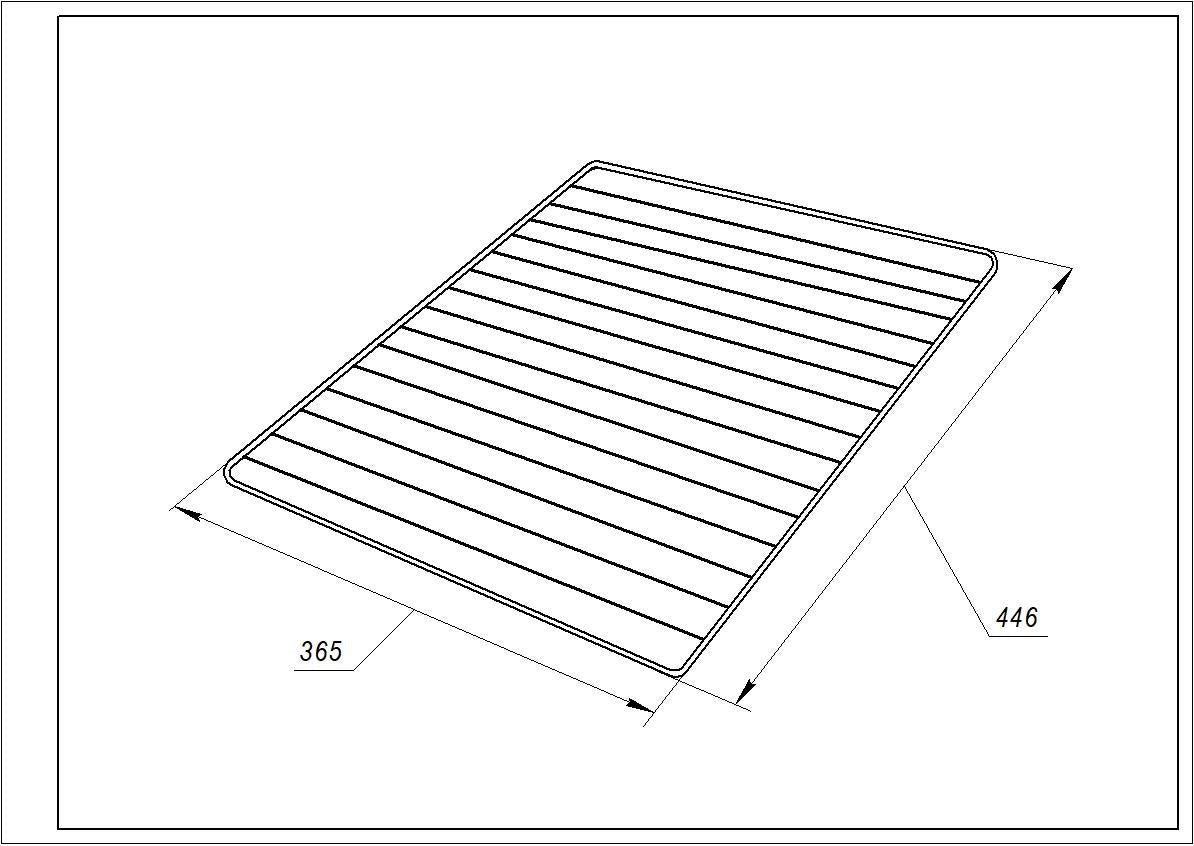 Oven Grid 445x365mm Compatible with Indesit, Ariston  C00081578