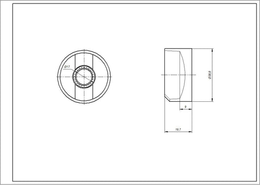 Cooker Universal Control Knob COK752UN