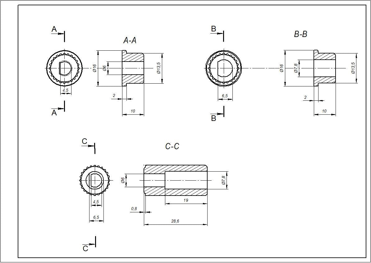 Cooker Universal Control Knob COK752UN