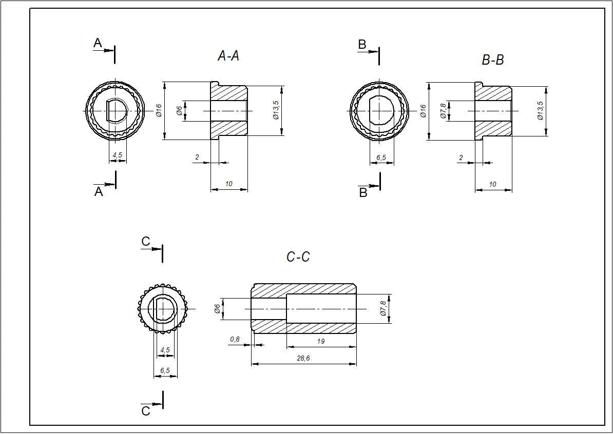 Cooker Universal Control Knob COK751UN