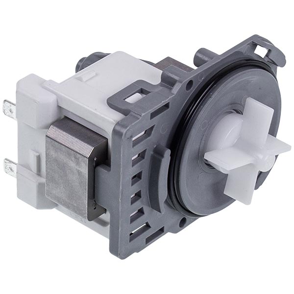 Pump (Drain Pump) for Washing Machine Compatible with Electrolux 4055250551 Hanyu 30 W B20-6A (separate rear contacts; with 3 latches)