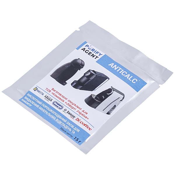 ANTICALC PURIFY AGENT Powder for descaling coffee makers 15g