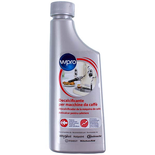 Wpro 484000008732 250ml Descaler For Coffee Machines, Kettles and Steam Ovens