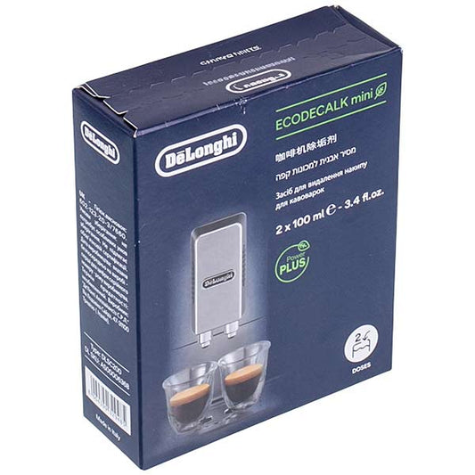 Coffee Machine Descaler DeLonghi AS00006368 DLSC200 EcoDecalk 2pcs x100ml