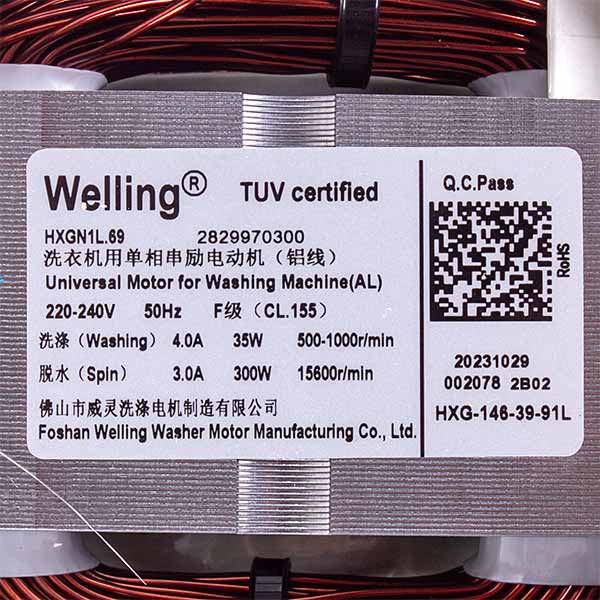 Beko HXGN1L.69 2829970300 Washing Machine Motor 300W