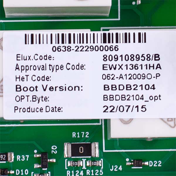 Electrolux 8091089584 Washing Machine Control Module (Not Configured)