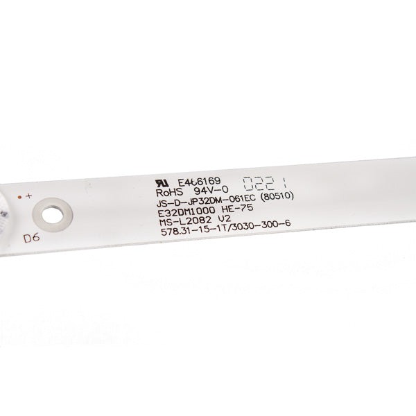 Universal TV LED Backlight Kit 32" (MS-L2082 V2 JS-D-JP32DM-061EC JL.D32061330)