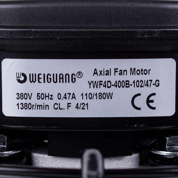 Axial Fan Weiguang YWF4D-400-B-102/47-G 380V 1380rpm 3400 m3/h