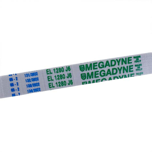 Drive Belt Megadyne 1280J6 EL POLY fpr Washing Machine