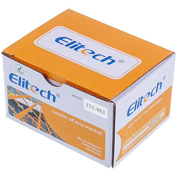 Controller Elitech ETC-961 (microprocessor 1 sensor) 220V 8A