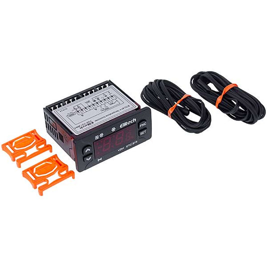 Controller Elitech ETC-974 (microprocessor 2 sensors) 220V 8A