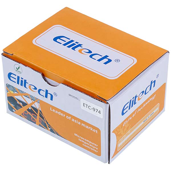 Controller Elitech ETC-974 (microprocessor 2 sensors) 220V 8A