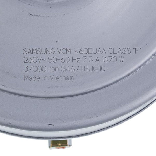 Samsung DJ31-00120F Vacuum Cleaner Motor 1670W