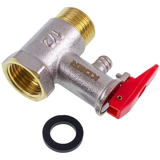 Safety Valve for Water Heater Koer 104292 KR.1040 - 1/2'' 8BAR (universal)