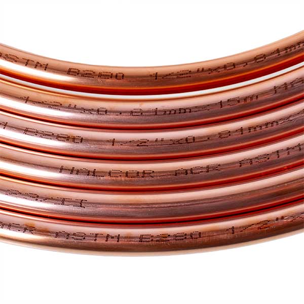 Copper pipe Halcor 1/2'' 12x0.81mm coil 15m (sales in multiples of 5m)