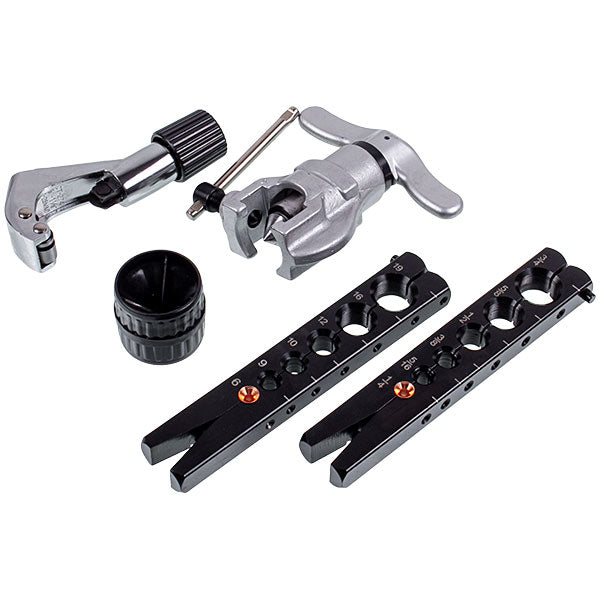 Flating Tool Kit CT-808 F (inch-metric) + Reamer and PipeCutter D=1/4” – 3/4”