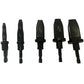 Drill set for pipe flaring (5 pcs.) D= 5/16” 1/2" 5/8” 3/4" 7/8”