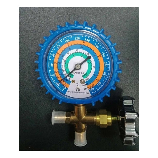 Manometric manifold 1-valve CT-466GFL (R-404 R-22 R-134 R-407)