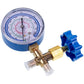 Manometric manifold 1-valve WJ-466GF (R-32 R-410 R-134 R-407)