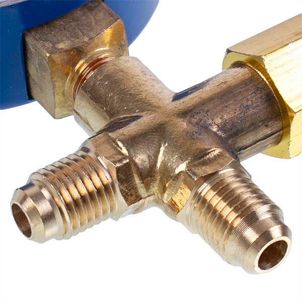 Manometric manifold 1-valve WJ-466GF (R-32 R-410 R-134 R-407)