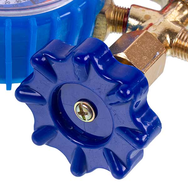 Manometric manifold 2-valves XM-R560G R-22 (R-12 R-502) + hoses 3pcs
