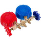 Manometric manifold 2-valves XM-R572G R-410 (R-22 R-134 R-404) + hoses 3 pcs.x1800mm