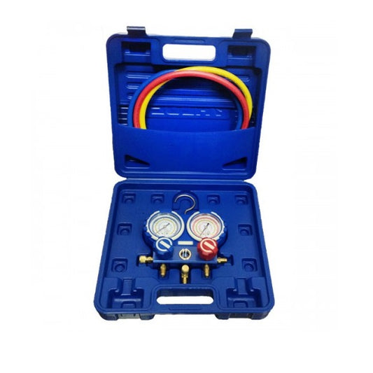 Manometric manifold VALUE VMG-2-R22-B (R-22) + Hoses 3pcs.x900mm