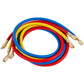 Set of filling hoses B360-S (3 pcs, 1500mm 1/4''-1/4'' SAE) for freon R-22 R-134 R-502