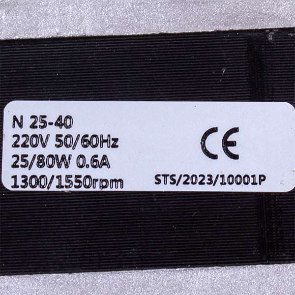 Blower Motor JF25-40 25W 220V