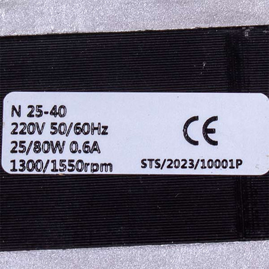 Blower Motor JF25-40 25W 220V
