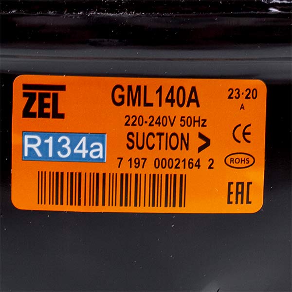 Compressor Zanussi ZEL GML140A R134a 140W