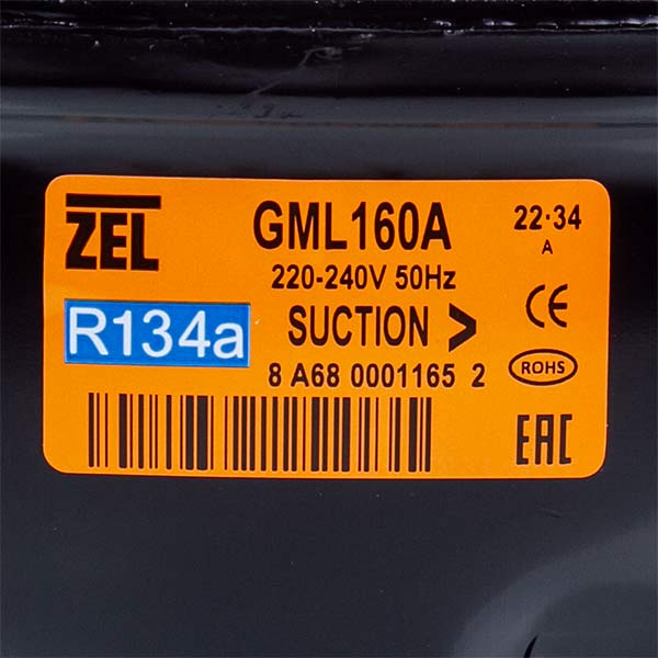 Compressor Zanussi ZEL GML160A R134a 160W