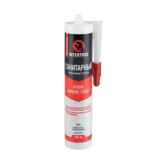 INTERTOOL FS-3031 Silicone Sanitary Sealant 300ml