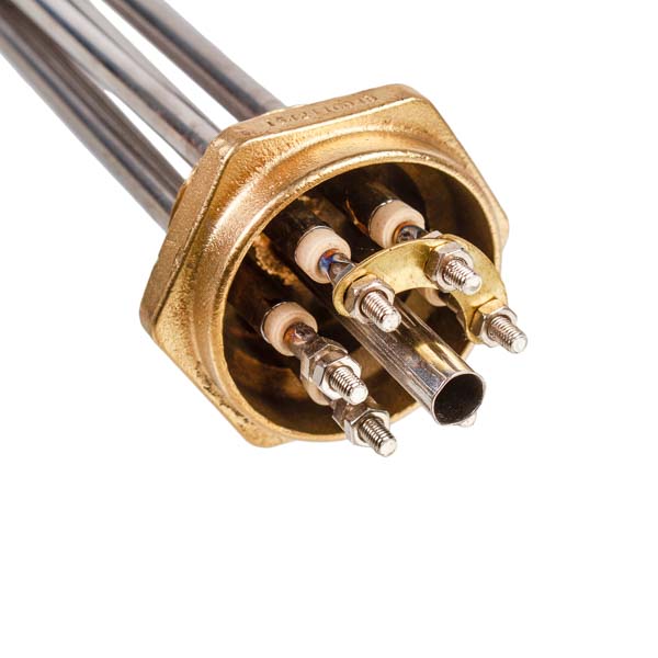 Electric Boiler Block of Heating Elements 9kW 220-380V L=300mm nut 1 1/2" SANAL