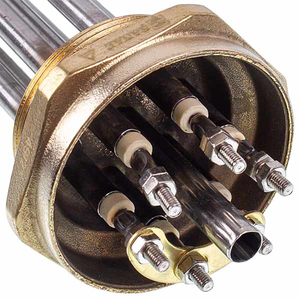 Electric Boiler Block of Heating Elements 9kW 220-380V L=395mm nut 2" SANAL