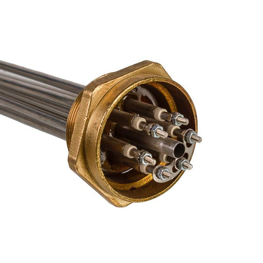 Electric Boiler Block of Heating Elements 9kW 220-380V L=245mm nut 2 1/2" SINAN