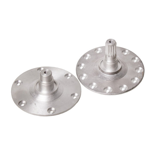 Drum Flange (Support) for Vertical Washing Machine Compatible with Electrolux (2 pcs, splines, under bearing 6203)