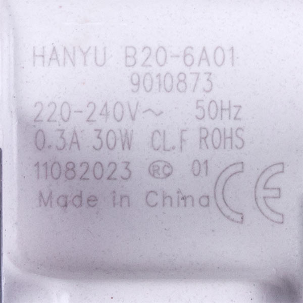 Pump Hanyu 30W B20-6A01 for Washing Machine Compatible with Candy 41018403