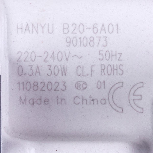 Pump Hanyu 30W B20-6A01 for Washing Machine Compatible with Candy 41018403