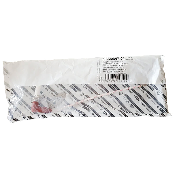 Ionization Electrode for Condensing Boiler Ariston Genus/Clas Premium Evo System, Chaffoteaux Talia Green up to 35 kW 60000867-01