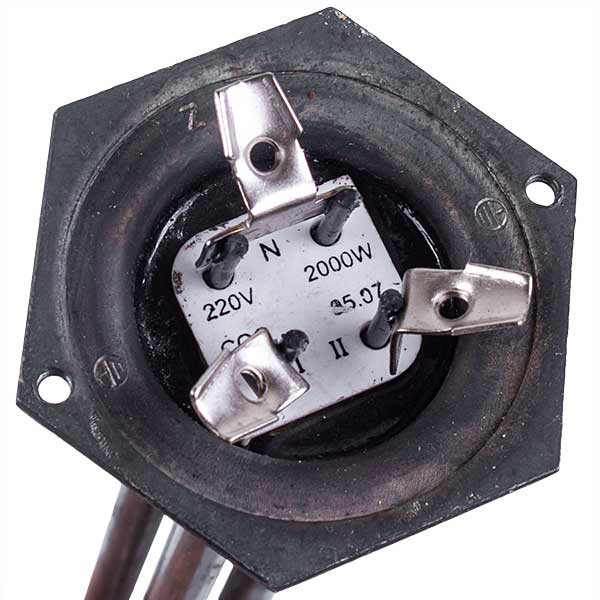 Heating Element for Oil Heater 2000W L=350mm D thread=1 1/4''