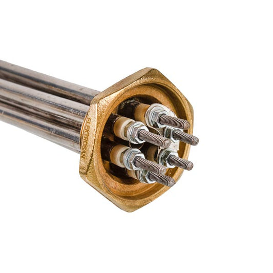 Electric Boiler Block of Heating Elements 2,5kW 220-380V L=265mm nut 1 1/4"