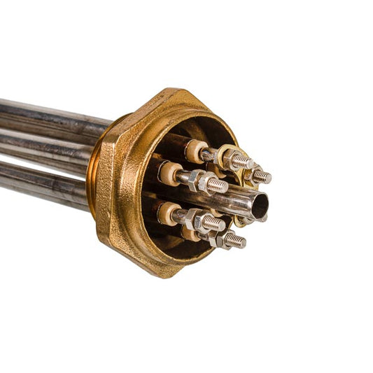 Electric Boiler Heating Elements Block 2.5 kW 220V L=185mm nut 1 1/2" (48mm) SANAL