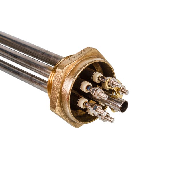 Electric Boiler Block of Heating Elements 6kW 220-380V L=290mm nut 1 1/2" Balcik