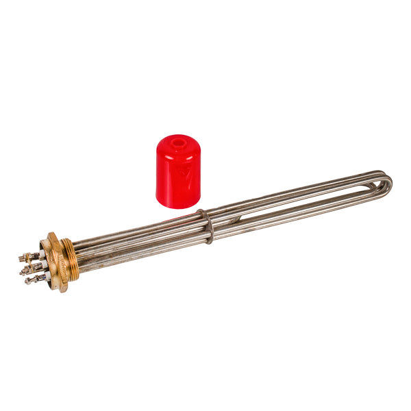 Electric Boiler Block of Heating Elements 9kW 220-380V L=385mm nut 1 1/2" (48mm)