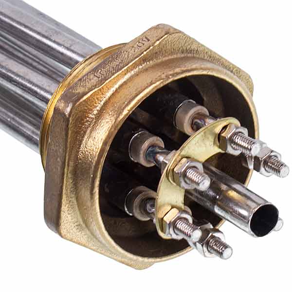 Electric Boiler Block of Heating Elements 10 kW 220 V L=405 mm nut 1 1/2" (48 mm)