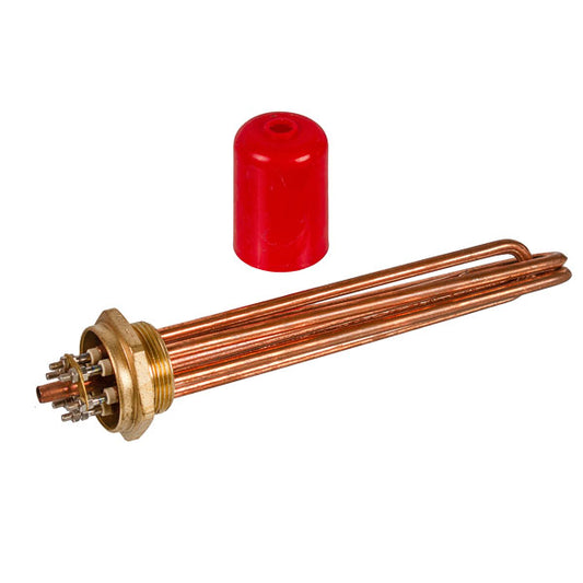 Electric Boiler Heating Elements Block 4,5kW 220V L=255mm nut 1 1/2" (48mm) SANAL