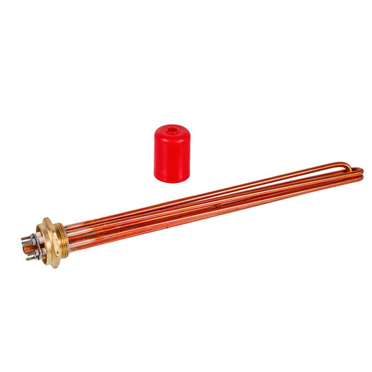 Electric Boiler Block of Heating Elements 15kW 220V L=480mm nut 1 1/2" (48mm)