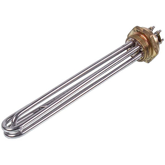 Electric Boiler Heating Elements Block 4,5kW 380V L=265mm nut 1 1/2" (48mm) SANAL