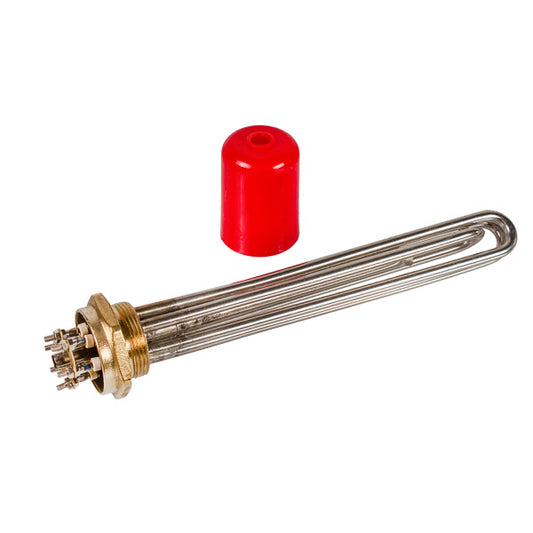 Electric Boiler Heating Elements Block 6kW 220-380V L=335mm nut 1 1/2" (48mm)